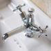 Burlington Claremont Basin Mixer Tap with Plug & Chain Waste - CL5 profile small image view 3 