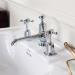 Burlington Claremont Chrome 3TH Basin Mixer with Pop Up Waste - CL12 profile small image view 2 
