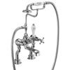 Burlington Claremont Regent - Chrome Deck Mounted Bath/Shower Mixer - CLR15 profile small image view 1 