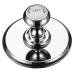 Burlington Classic 650mm 2TH Basin with Invisible Overflow/Waste & Chrome Wash Stand profile small image view 2 