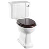 Burlington Cloakroom Slimline Toilet - Button Flush profile small image view 1 