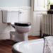 Burlington Close Coupled Traditional Toilet - Ceramic Lever Flush profile small image view 2 