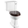 Burlington Regal Slimline Close Coupled Traditional Toilet - Button Flush profile small image view 1 
