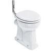Burlington Regal High Level Raised Height Toilet with White Ceramic Cistern profile small image view 2 