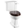 Burlington Regal Slimline Close Coupled Traditional Toilet - Ceramic Lever Flush profile small image view 1 