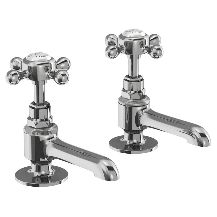 Burlington Pair Of Stafford Long Nose Basin Pillar Taps Includes Handles Sta12 At Victorian Plumbing Uk - Bristan 1901 Vanity Basin Taps Pair Burlington Pair Of Stafford Long Nose Basin Pillar Taps Includes Handles Sta12 At Victorian Plumbing Uk - Bristan 1901 Vanity Basin Taps Pair