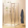 Burlington Traditional Hinged Shower Door with Inline Panel & Side Panel profile small image view 1 