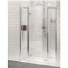 Burlington Traditional Recessed Hinged Shower Door with 2 x Inline Panel profile small image view 2 