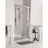 Burlington Traditional Soft Close Recessed Sliding Shower Door profile small image view 1 