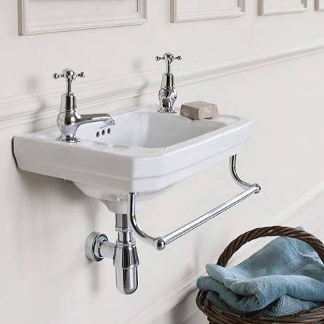 Burlington Victorian Wall Mounted Cloakroom Basin - B9 at Victorian ...