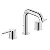 Duravit C.1 3-Hole Basin Mixer with Pop-up Waste - C11060005010 profile small image view 1 