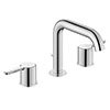 Duravit C.1 3-Hole Long Spout Basin Mixer with Pop-up Waste - C11060006010 profile small image view 1 