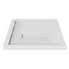 Kudos Connect2 Anti-Slip Square Shower Tray + Waste profile small image view 1 