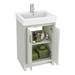 Chatsworth 3-Piece Traditional Grey Bathroom Suite profile small image view 2 