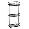 Cruze Black 3-Tier Freestanding Shower Caddy profile small image view 1 