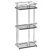 Cruze Chrome 3-Tier Freestanding Shower Caddy profile small image view 1 