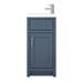 Chatsworth Traditional Blue Small Vanity - 400mm Wide profile small image view 2 
