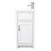 Chatsworth Traditional White Small Vanity - 400mm Wide profile small image view 5 