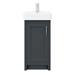 Chatsworth Traditional Graphite Vanity - 425mm Wide profile small image view 5 