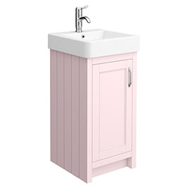 Chatsworth Traditional Pink Vanity - 425mm Wide
