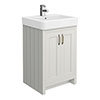 Chatsworth Traditional Grey Vanity - 560mm Wide profile small image view 1 