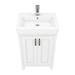 Chatsworth Traditional White Vanity - 560mm Wide profile small image view 5 
