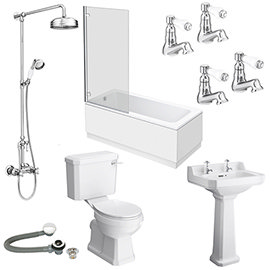 Carlton 560 Complete Traditional Bathroom Package