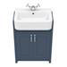 Chatsworth Traditional Blue Semi-Recessed Vanity - 600mm Wide profile small image view 4 