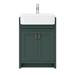 Chatsworth Traditional Green Semi-Recessed Vanity - 600mm Wide profile small image view 3 
