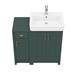 Chatsworth Traditional Green 560mm Vanity Sink + 300mm Cupboard Unit profile small image view 6 