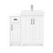 Chatsworth Traditional White 560mm Vanity Sink + 300mm Cupboard Unit profile small image view 6 