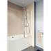 Crosswater Clear 6 Double Panel Bath Screen - CABDSC1150 profile small image view 3 