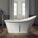 Ramsden & Mosley Canna 1595 Modern Freestanding Bath profile small image view 3 