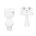 Nuie Carlton 4-Piece Traditional 2TH Bathroom Suite - 560mm Basin profile small image view 5 