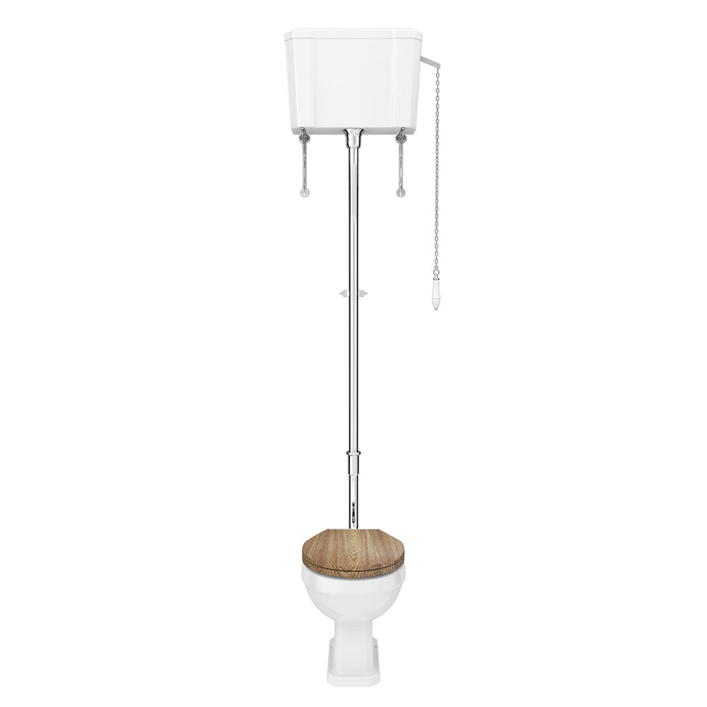 Carlton Traditional High Level Toilet with Soft Close Seat - Various ...