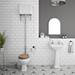 Carlton Traditional High Level Toilet with Soft Close Seat - Various Colour Options profile small image view 7 