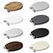 Carlton Soft Close Toilet Seat with Chrome Hinges - Various Colour Options profile small image view 3 