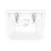 Nuie Carlton 1 Tap Hole Traditional Basin + Pedestal (Various Size Options) profile small image view 4 