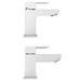 Cast Modern Bathroom Tap Package (Bath + Basin Tap) profile small image view 4 
