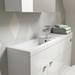 Hudson Reed 1100mm Gloss White Compact Combination Unit (600 Vanity + 500 WC unit) profile small image view 4 