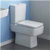 Bliss Close Coupled Square Toilet inc. Soft Close Seat profile small image view 2 