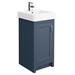 Chatsworth Traditional Blue Cloakroom Suite (Vanity Unit + Close Coupled Toilet) profile small image view 2 