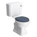 Chatsworth Traditional Blue Cloakroom Suite (Vanity Unit + Close Coupled Toilet) profile small image view 5 