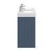 Chatsworth Traditional Blue Double Basin Vanity + Cupboard Combination Unit profile small image view 7 