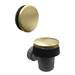 Arezzo Brushed Brass Easy Clean Click Clack Bath Waste with Overflow profile small image view 2 
