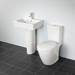 Ideal Standard Connect Cube 1TH Basin + Pedestal profile small image view 2 