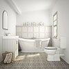 Chatsworth Grey Close Coupled Roll Top Bathroom Suite profile small image view 1 
