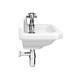 Carlton Traditional Cloakroom Suite - Close Couple Toilet & Wall Hung Basin profile small image view 7 