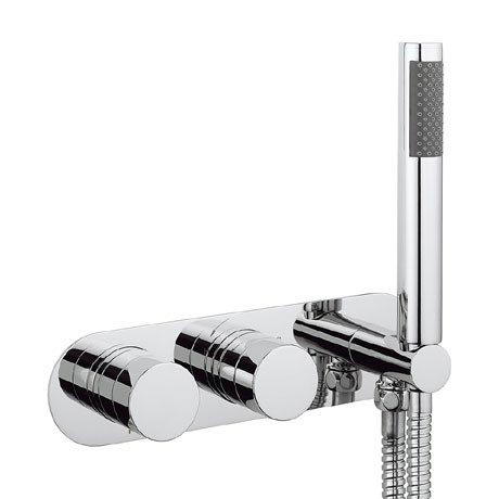 Crosswater - Central Wall Mounted Thermostatic Shower Valve with Handset - CE1701RC