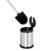 Cruze Polished Steel Freestanding Toilet Brush & Holder profile small image view 2 
